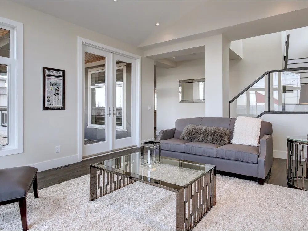 Interior project showing doors and architectural finishing